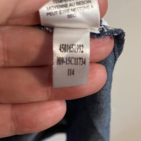 Chicos Women Shirt Size XL Blue Striped Coastal Preppy Mature Old Money Classic - Picture 9 of 14